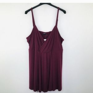 Maroon Babydoll Tank